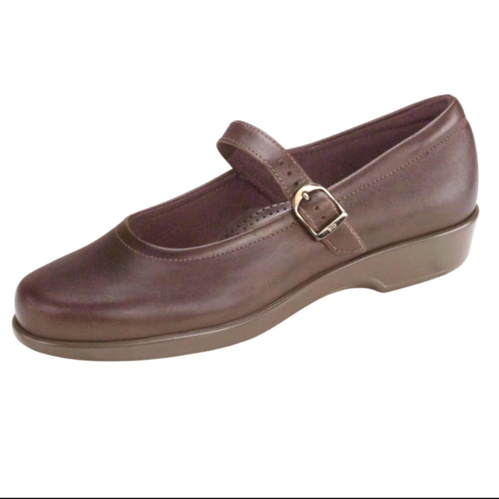 12W Trotters Softwalk brown Mary Janes